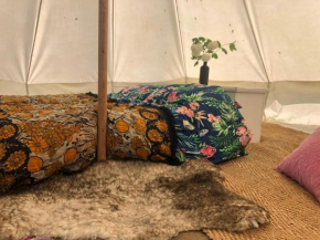 Buttercup bell tent in The Broads National Park